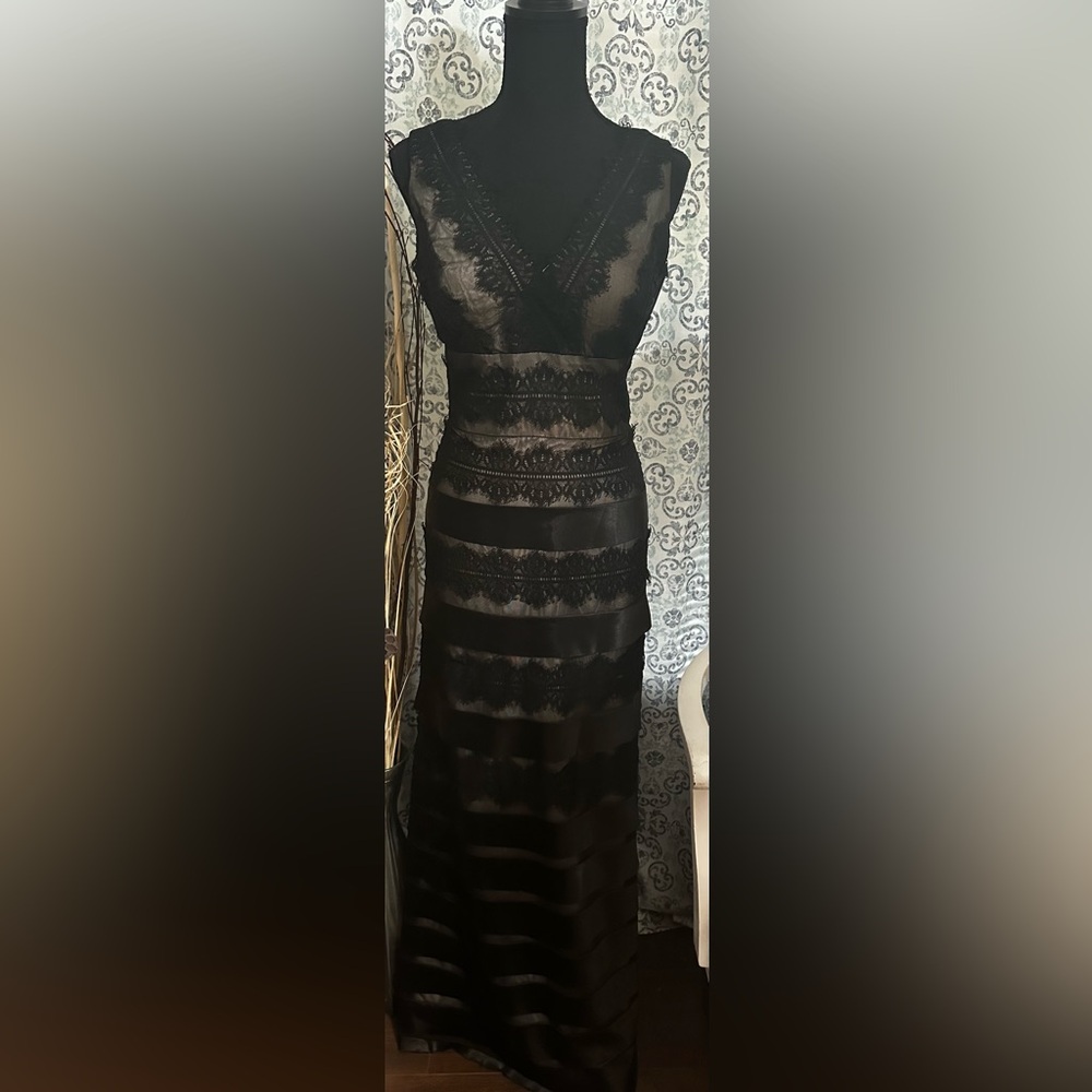 Size 8 Js Collections Black Long Formal Occasion … - image 3